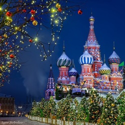 Пазл: Новогодняя Москва - 2019