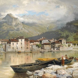 Пазл: Рыбаки 