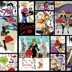 Пазл: Модный коллаж