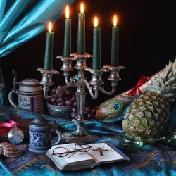 Пазл: Натюрморт с канделябром