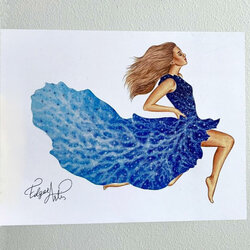 Пазл: Одета в звезды