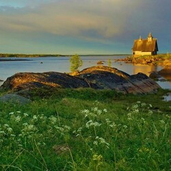 Пазл: Рассвет на Белом море