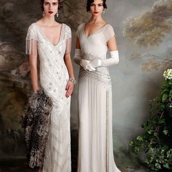 Пазл: Свадебные платья в винтажном стиле 