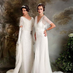 Пазл: Свадебные платья в винтажном стиле