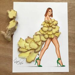 Пазл: Платье из имбиря