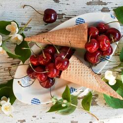 Пазл: Свежая черешня