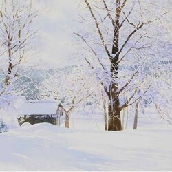 Пазл: Зимний и солнечный день