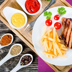 Пазл: Стейк с фри