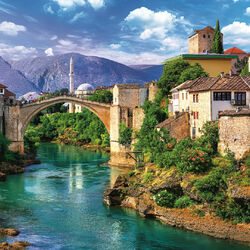 Пазл: Старый мост в Мостаре