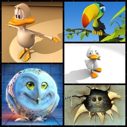 Пазл: Птички