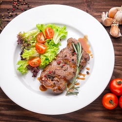 Пазл: Мясо с овощами