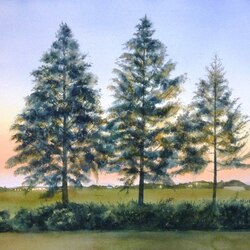 Пазл: Три дерева