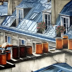 Пазл: Парижские крыши 