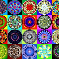 Пазл: Мандалы