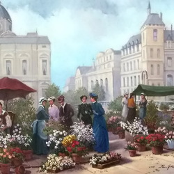 Пазл: Романтика старого Парижа 