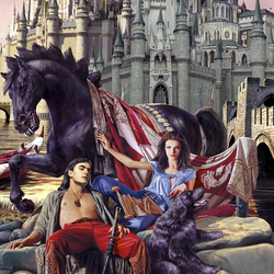 Пазл: У стен замка