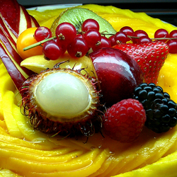 Пазл: Фруктово-ягодный десерт