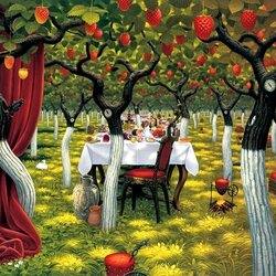 Пазл: Клубничный сад