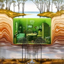 Пазл: Зеленая комната