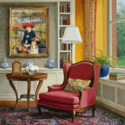 Пазл: Картины в картинах / «Две сестры» или «На террасе»