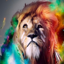 Пазл: Лев