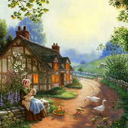 Пазл: Спи, крошка, усни