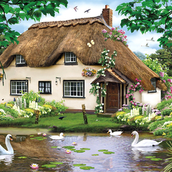 Пазл: Лебединое озеро