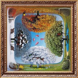 Пазл: Apple calendar / Яблоневый календарь