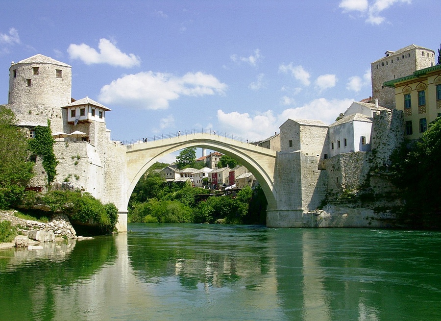 Пазл «Город Мостар. Босния и Герцеговина» собирать пазлы