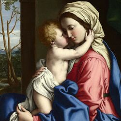 Пазл: Мадонна с младенцем