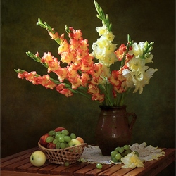 Пазл: Гладиолусы