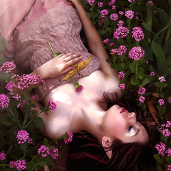 Пазл: Среди цветов