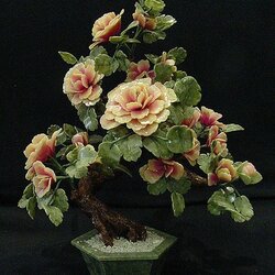 Пазл: Каменная нежность...Цветы из нефрита