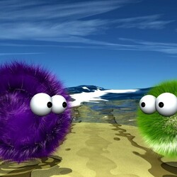 Пазл: Два пушистика