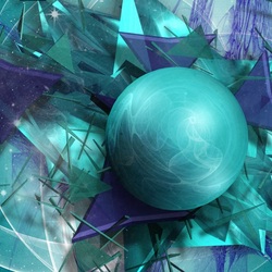 Пазл: Кристальная абстракция