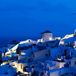 Пазл: Ночной Санторини