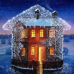 Пазл: Зимний домик