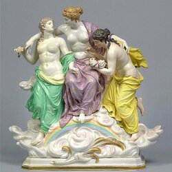 Пазл: Мейсенский фарфор.Статуэтки