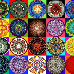 Пазл: Мандалы