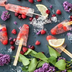 Пазл: Малиново-вишневое мороженое