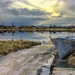 Пазл: Весна на реке