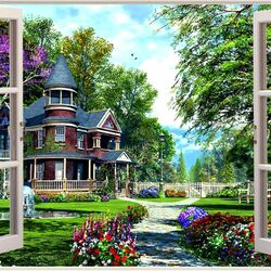 Пазл: Вид из окна