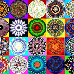 Пазл: Мандалы