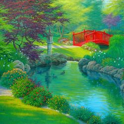 Пазл: Японский сад