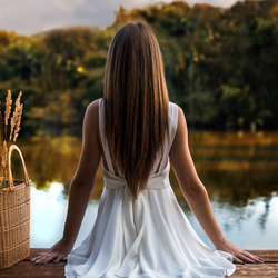 Пазл: На берегу реки