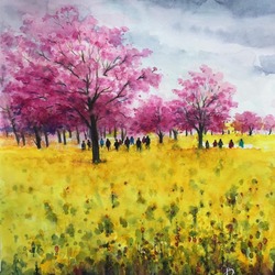 Пазл: Прогулка по полям