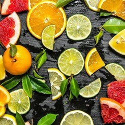 Пазл: Цитрусовые фрукты