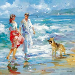 Пазл: Прогулка у моря