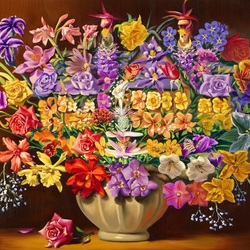 Пазл: Цветочный домик