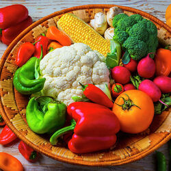 Пазл: Овощи